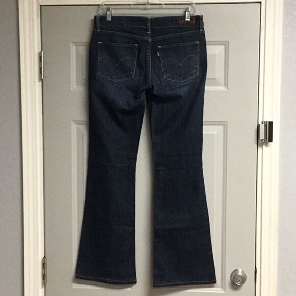 Levi’s Demi Curve‎ Boot Cut Blue Denim Jeans Size 32 x 31 - Picture 3 of 6
